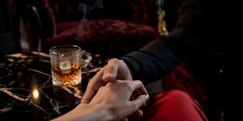 A shot built entirely from words